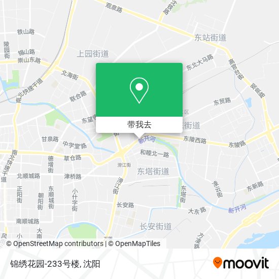 锦绣花园-233号楼地图