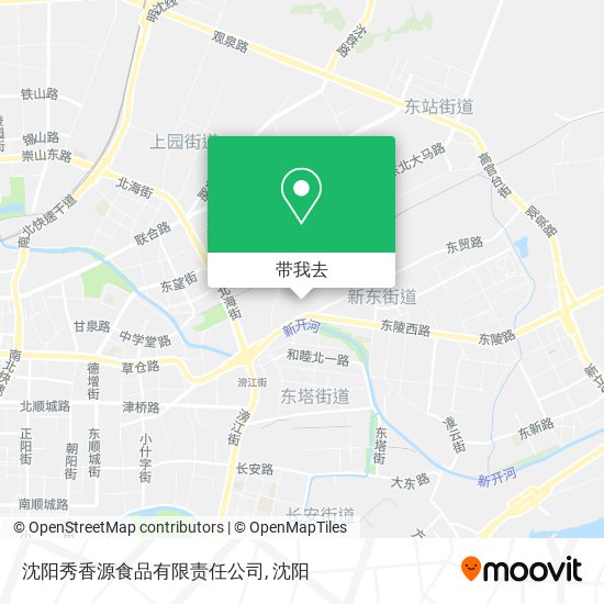 沈阳秀香源食品有限责任公司地图