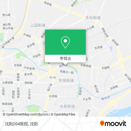 沈阳204医院地图