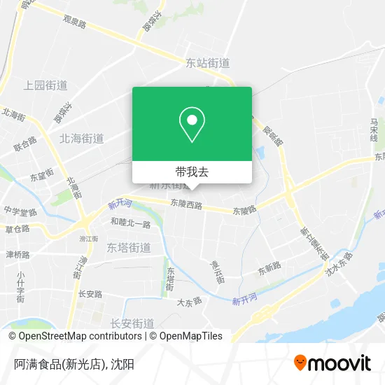 阿满食品(新光店)地图