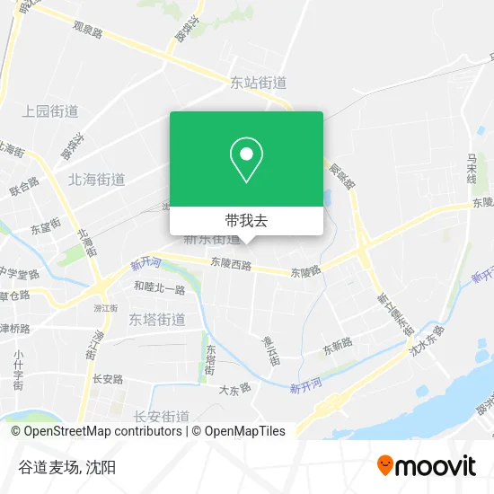 谷道麦场地图