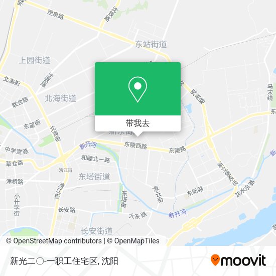 新光二〇-一职工住宅区地图