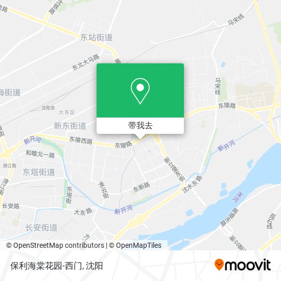 保利海棠花园-西门地图