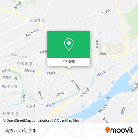 满族八大碗地图