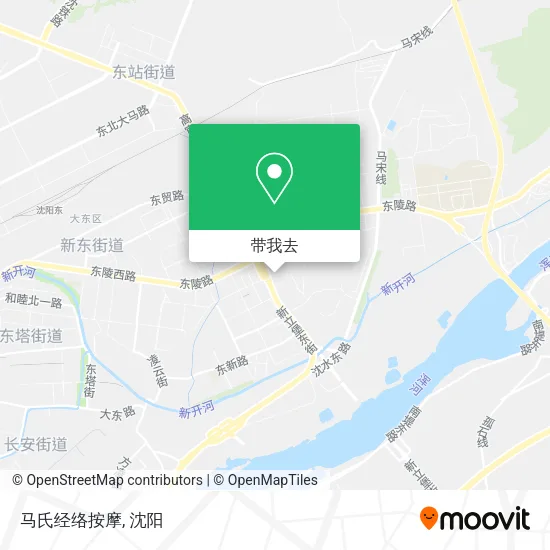 马氏经络按摩地图