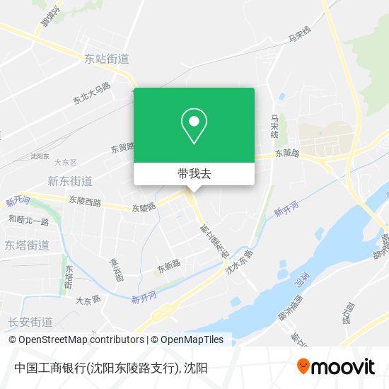 中国工商银行(沈阳东陵路支行)地图