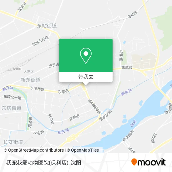 我宠我爱动物医院(保利店)地图