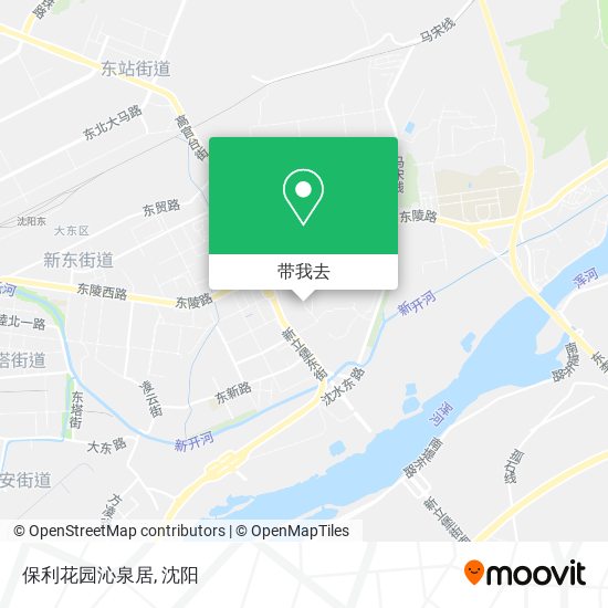 保利花园沁泉居地图
