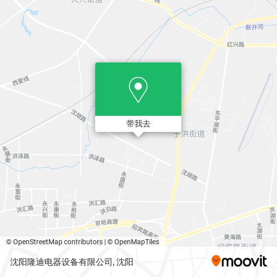 沈阳隆迪电器设备有限公司地图