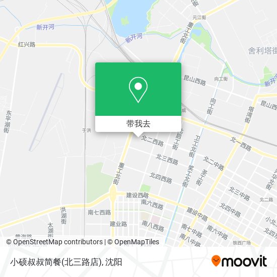 小硕叔叔简餐(北三路店)地图