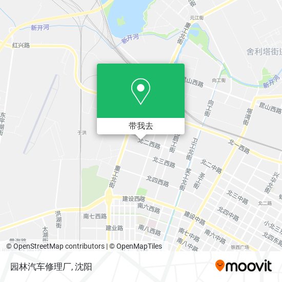 园林汽车修理厂地图
