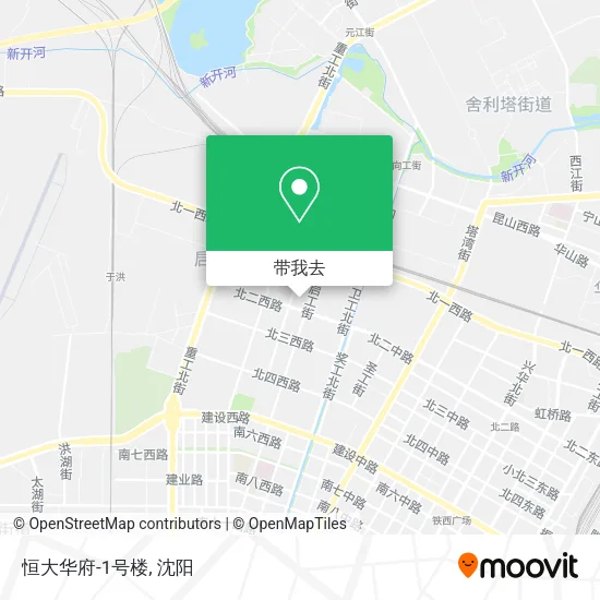 恒大华府-1号楼地图