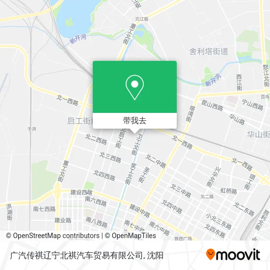 广汽传祺辽宁北祺汽车贸易有限公司地图