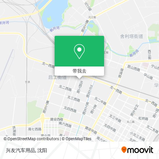兴友汽车用品地图