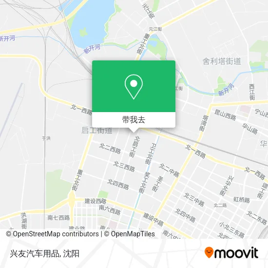 兴友汽车用品地图