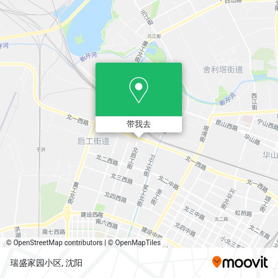 瑞盛家园小区地图