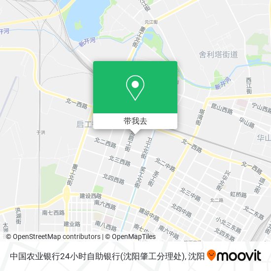 中国农业银行24小时自助银行(沈阳肇工分理处)地图