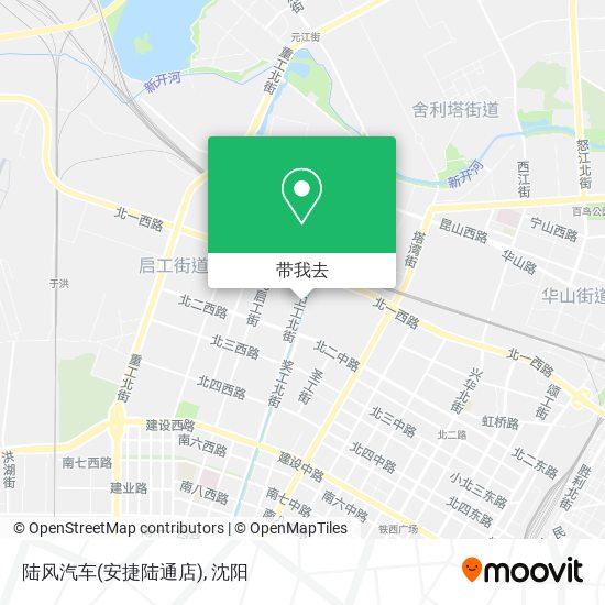 陆风汽车(安捷陆通店)地图