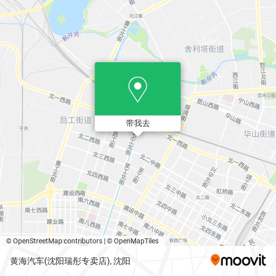 黄海汽车(沈阳瑞彤专卖店)地图