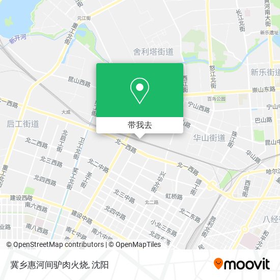 冀乡惠河间驴肉火烧地图