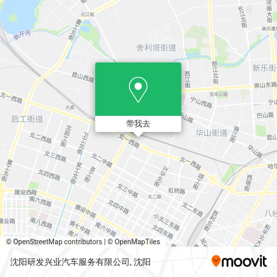 沈阳研发兴业汽车服务有限公司地图