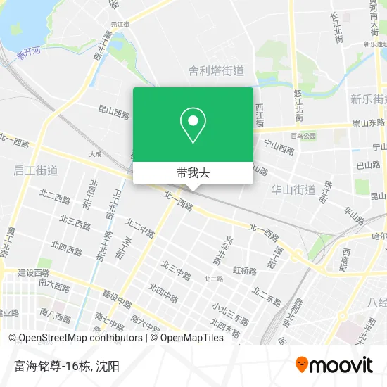 富海铭尊-16栋地图