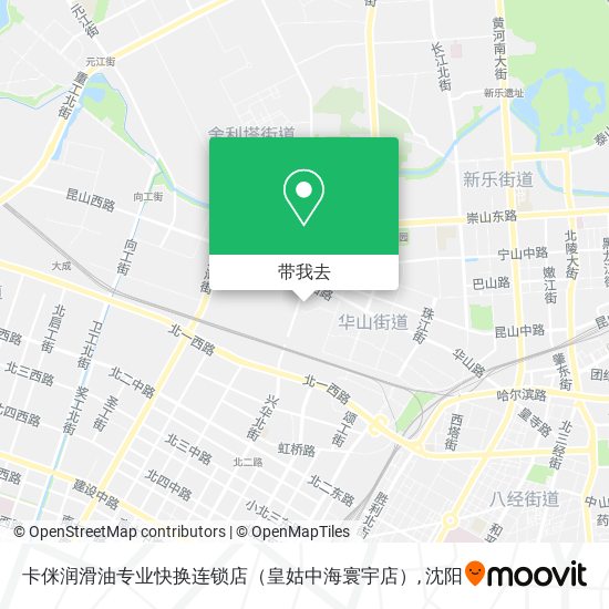 卡侎润滑油专业快换连锁店（皇姑中海寰宇店）地图
