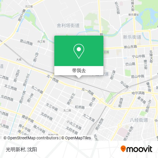 光明新村地图