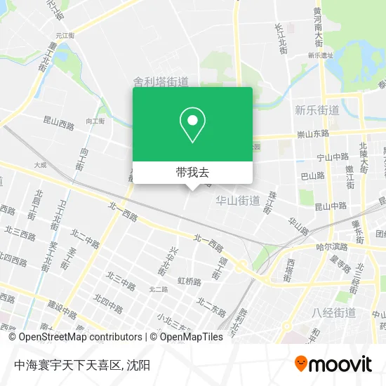 中海寰宇天下天喜区地图