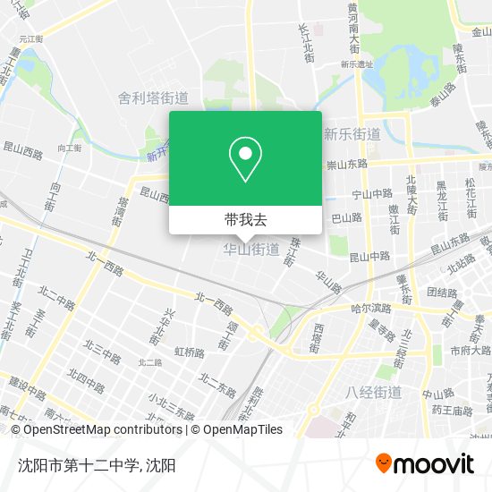 沈阳市第十二中学地图