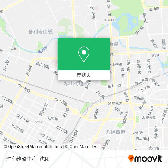 汽车维修中心地图