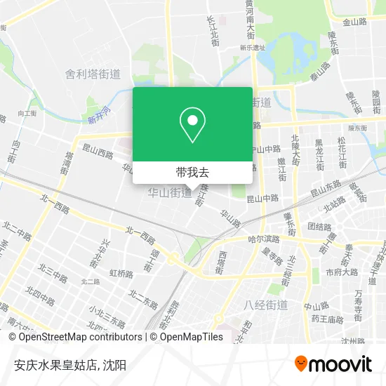 安庆水果皇姑店地图