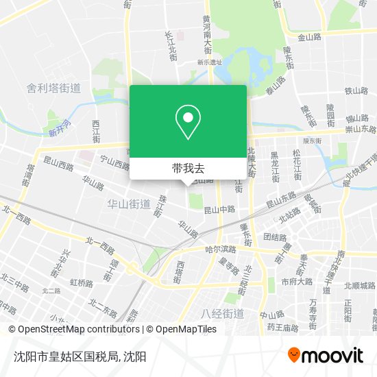 沈阳市皇姑区国税局地图