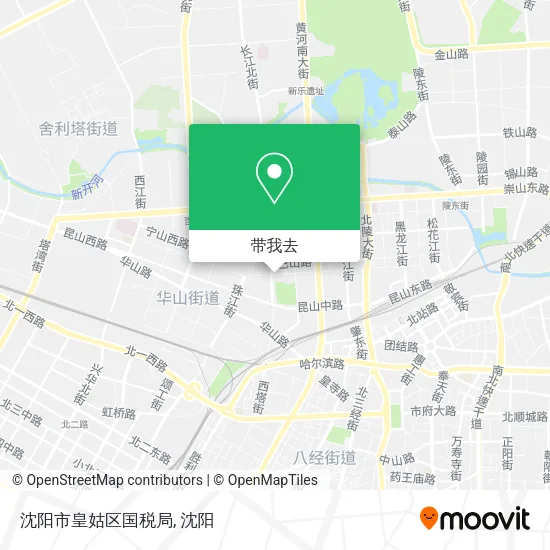 沈阳市皇姑区国税局地图