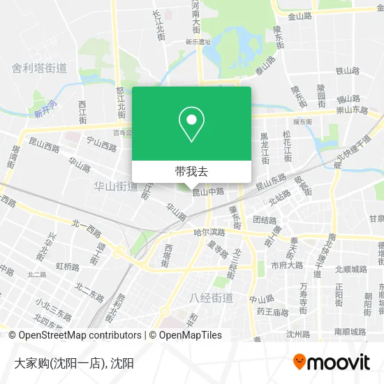 大家购(沈阳一店)地图