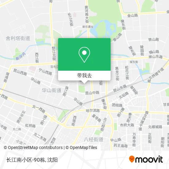 长江南小区-90栋地图