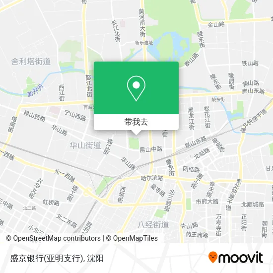 盛京银行(亚明支行)地图