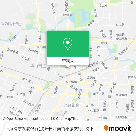 上海浦东发展银行(沈阳长江南街小微支行)地图