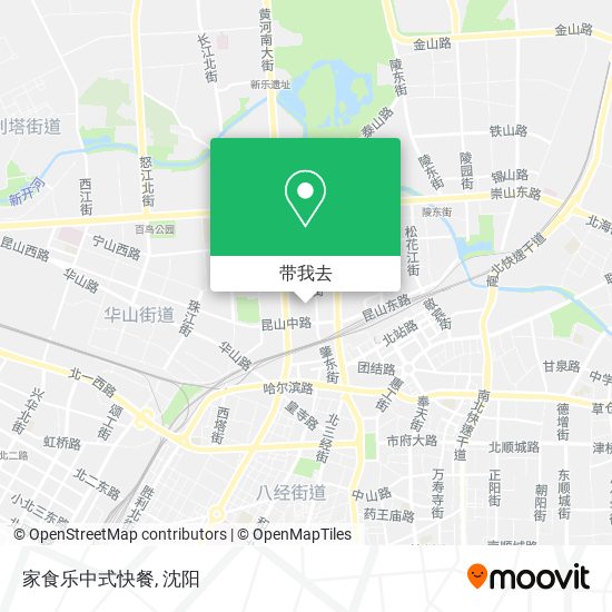 家食乐中式快餐地图