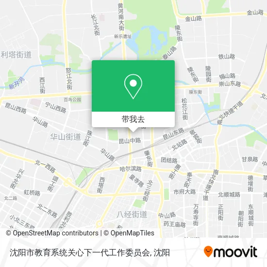 沈阳市教育系统关心下一代工作委员会地图