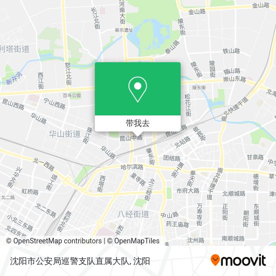 沈阳市公安局巡警支队直属大队地图
