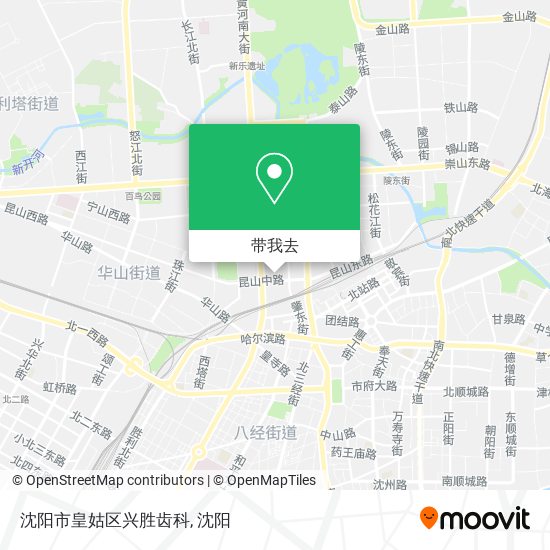沈阳市皇姑区兴胜齿科地图