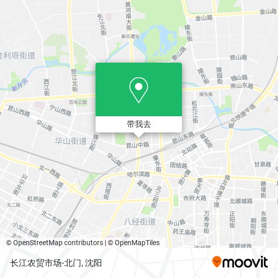 长江农贸市场-北门地图