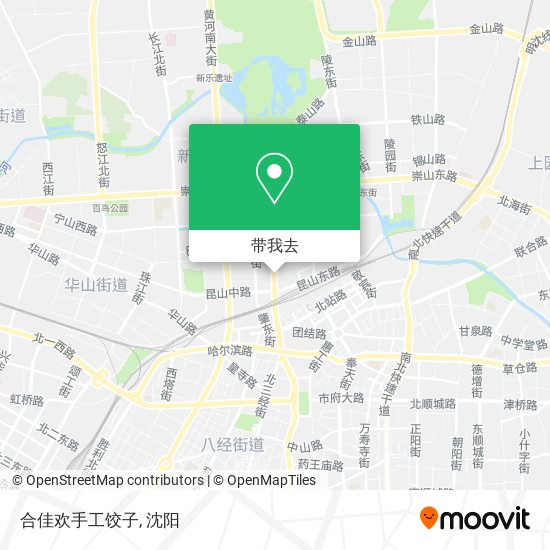 合佳欢手工饺子地图