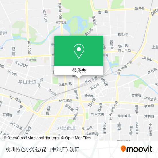 杭州特色小笼包(昆山中路店)地图
