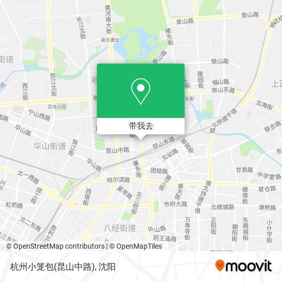 杭州小笼包(昆山中路)地图