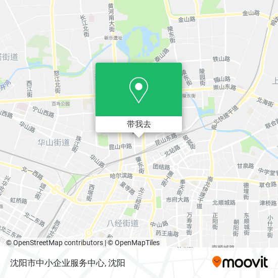 沈阳市中小企业服务中心地图