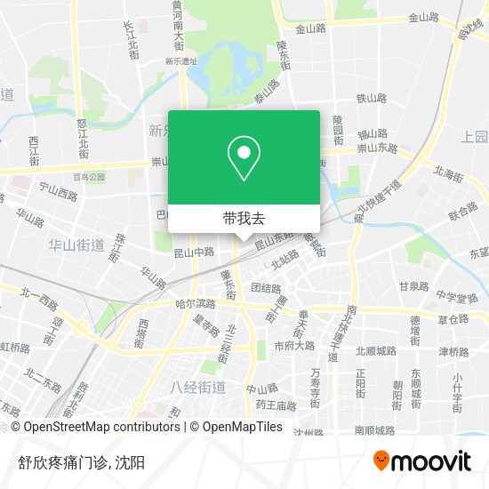 舒欣疼痛门诊地图