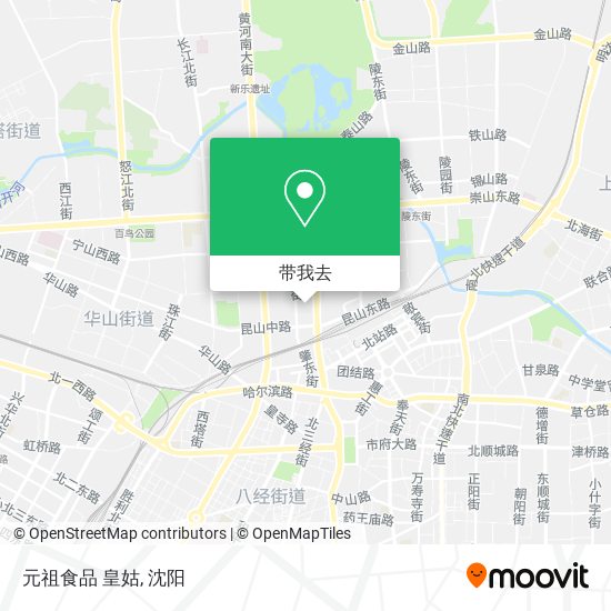 元祖食品 皇姑地图
