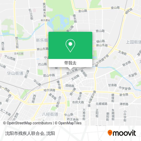 沈阳市残疾人联合会地图